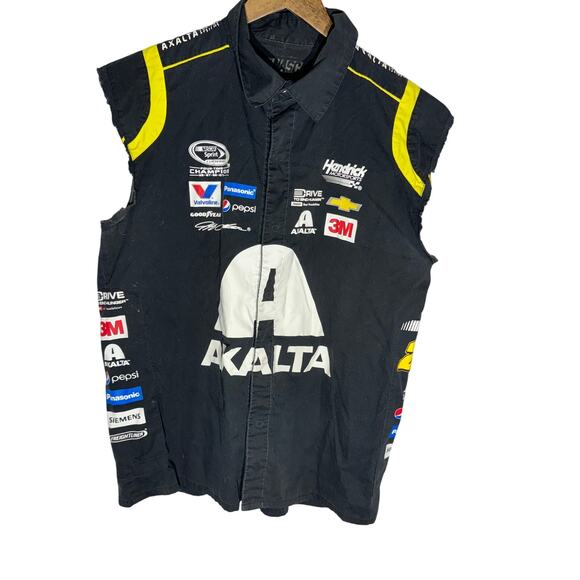 Jeff Gordon Axalta Racing Cut Off T- Shirt - Picture 1 of 9